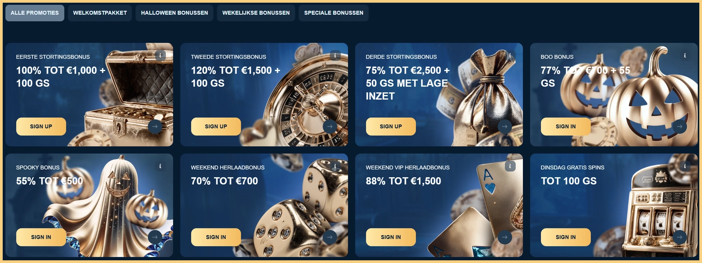 Revery Play Casino Bonus en Promoties